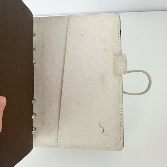 Filofax Eden Canvas Personal Organizer Agenda W/Inserts 7.5” x 5.5” - Picture 6 of 9